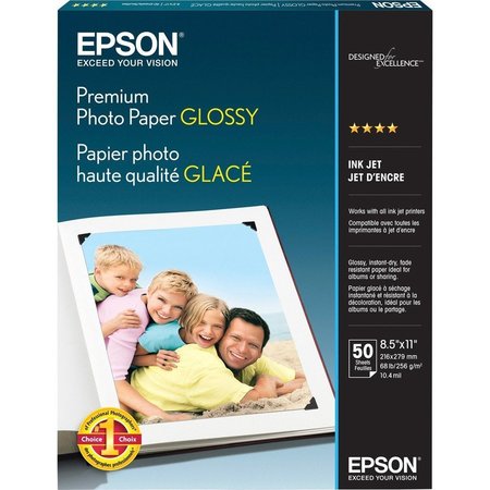 EPSON Paper, Photo, 8.5X11, Gloss We Pk EPSS041667